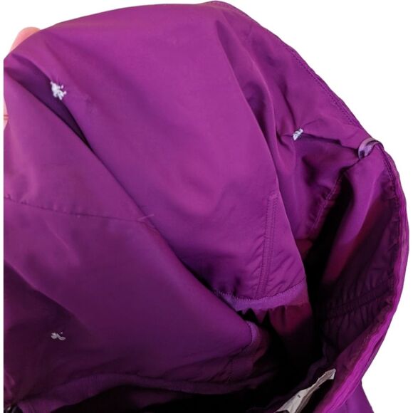 J Crew 100% silk Dress Lucienne purple raspberry Chiffon  crepe one shoulder 8 - Picture 8 of 8